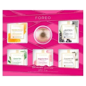 FOREO Skincare Secrets Набор Смарт-маска для лица UFO 2 fuchsia + 5 упаковок UFO Масок Parfum-Gold